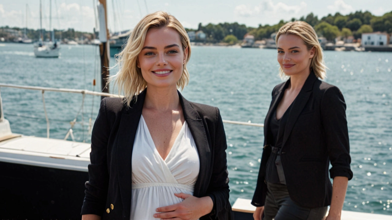 Margot Robbie Revela Primeira Gravidez à Bordo de Passeio de Barco