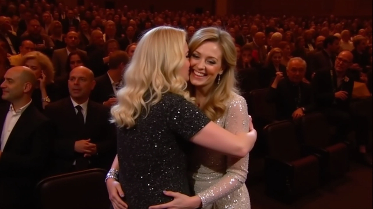 Adele se Emociona ao Abraçar Celine Dion em Show em Las Vegas