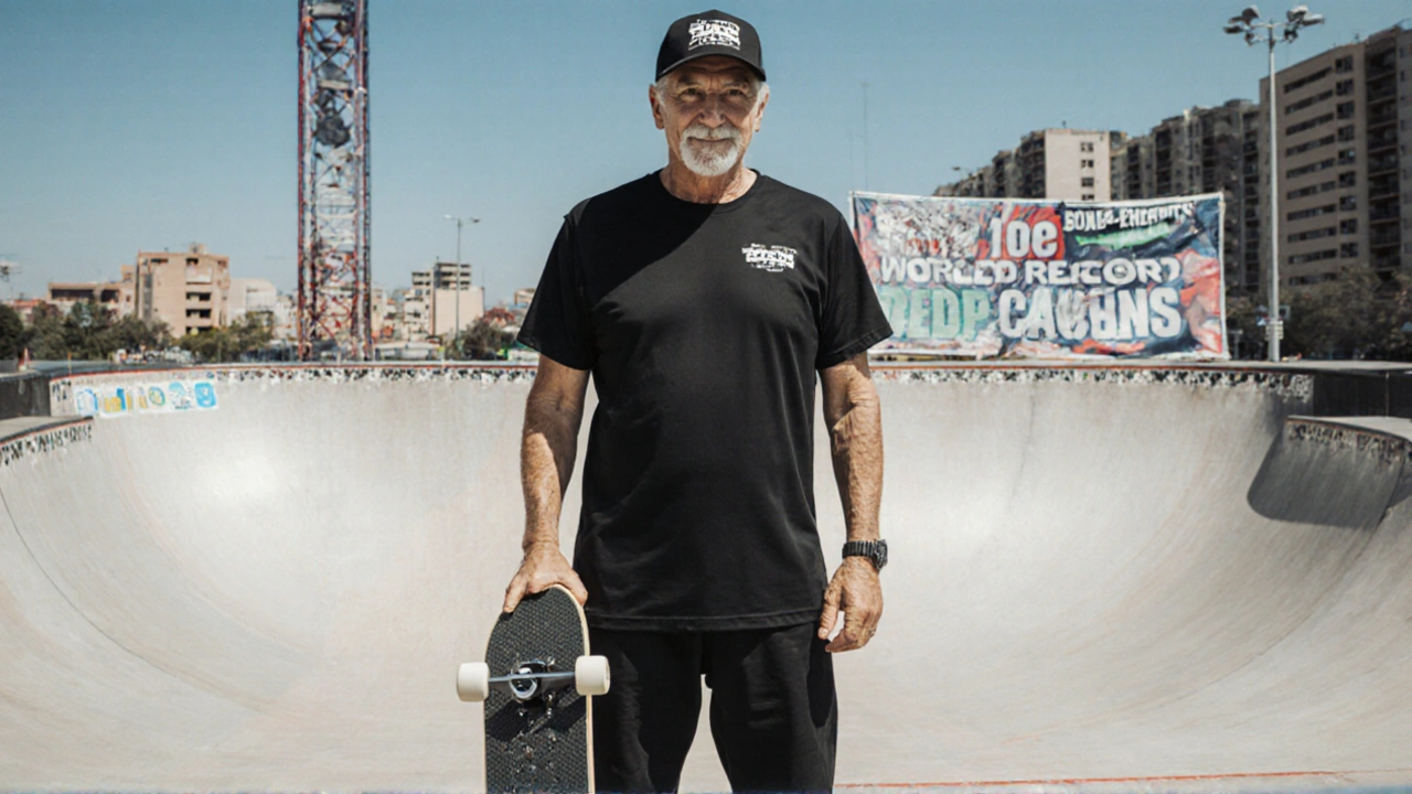 Sandro Dias quebra recorde mundial de queda de skate aos 50 anos
